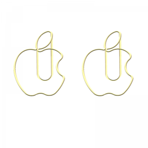 logo jumbo paper clips, Mac Apple giant paper clips