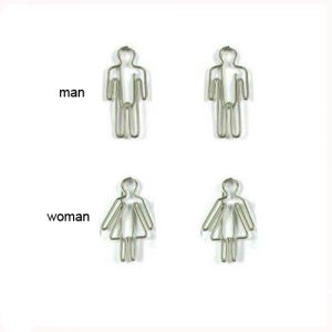 people shaped paper clips