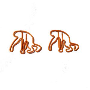 monkey shaped paper clips, animal decorative paper clips