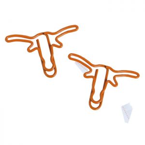 ox shaped paper clips, ox head paper clips, animal paper clips -1