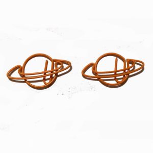 planet shaped paper clips, earth decorative paper clips