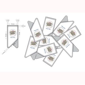 printing promotional paper clips, flat metal paper clips,pc061