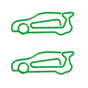 racing car shaped paper clips, cute decorative paper clips