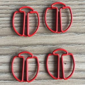 ladybug shaped paper clips, decorative paper clips