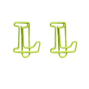 letter L shaped paper clips
