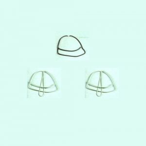 safety helmet shaped paper clips