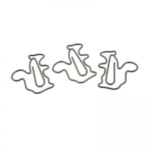 animal shaped paper clips in squirrel outline