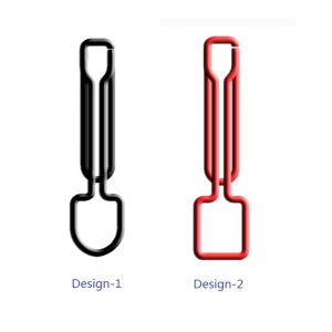 shovel shaped paper clips, spade decorative paper clips