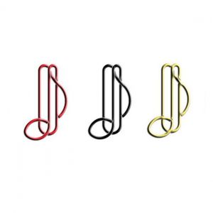 music note shaped paper clips, cute decorative paper clips