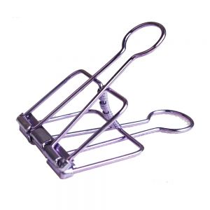 extra large binder clips in skeleton wire, decorative binder clips