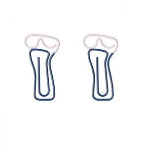 tights shaped paper clips, decorative paper clips