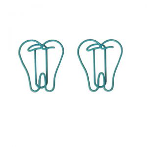 tooth shaped paper clips, promotional paper clips