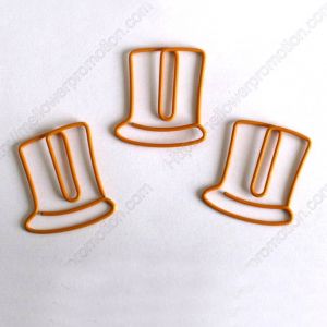top hat shaped paper clips, fun decorative paper clips