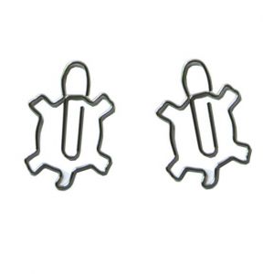 tortoise decorative paper clips, animal shaped paper clips