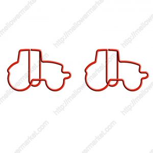 tractor shaped paper clips, cute decorative paper clips
