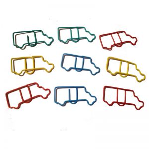 truck shaped paper clips, decorative paper cilps