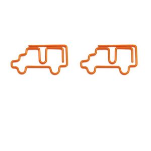 truck shaped paper clips, lorry decorative paper clips