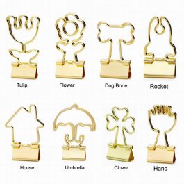 Decorated binder clips on sale