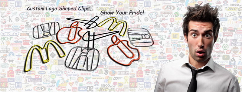 custom logo paper clips