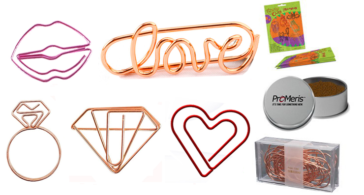 love decorative paper clips, wedding paper clips