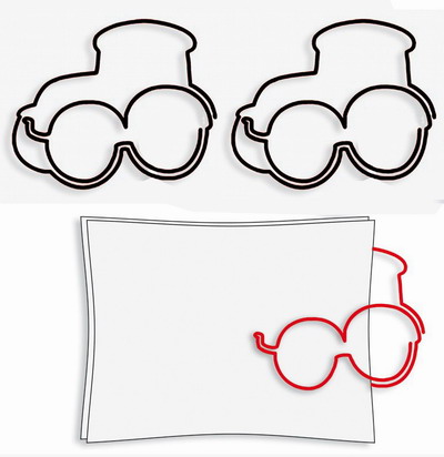 car shaped decorative paper clips