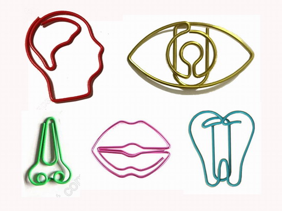 organ decorative paper clips, fun shaped paper clips