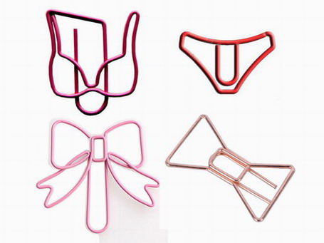 clothing decorative paper clips, cute promotional paper clips