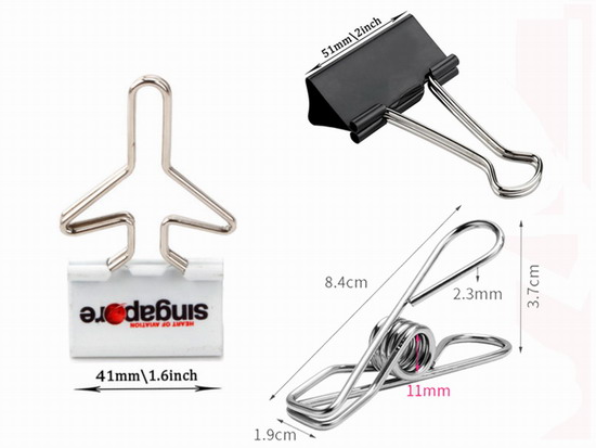 Medium 125 Pcs Binder Clips Mini Extra Small Large Extra Large Jumbo Small Paper Clamps Assorted 7 Sizes 