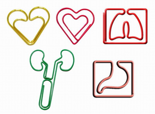 medical promotional paper clips, cute decorative paper clips