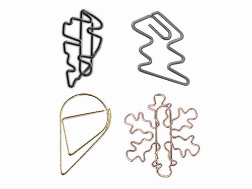 nature decorative paper clips, fancy shaped paper clips