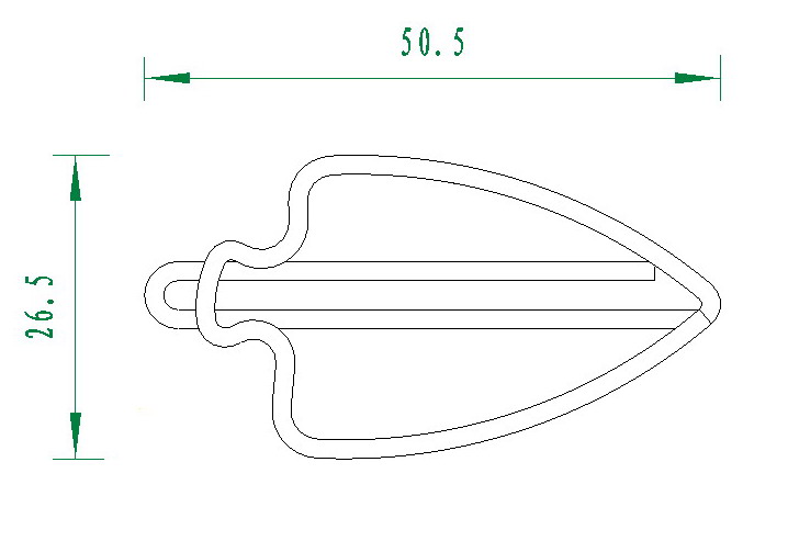 mock up for the jumbo large paper clips