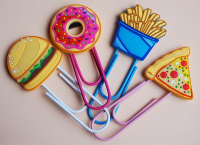 soft PVC rubber paper clips