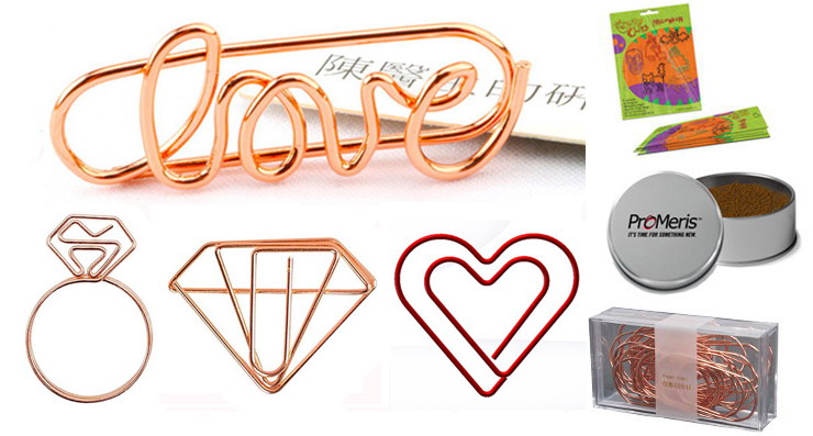 Christmas shaped paper clips, cute decorative paper clips